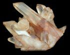 Tangerine Quartz Crystal Cluster - Madagascar #36211-1